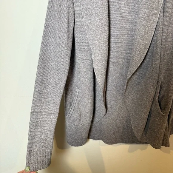 Barefoot Dreams CozyChic Lite Circle Cardigan Blue Gray Size M - Picture 3 of 11